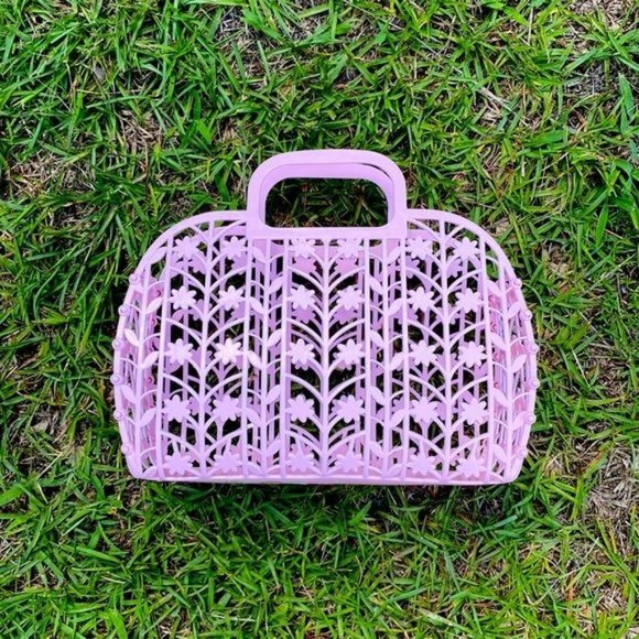 Pink Jelly Purse Retro Tote - Picture 2 of 5